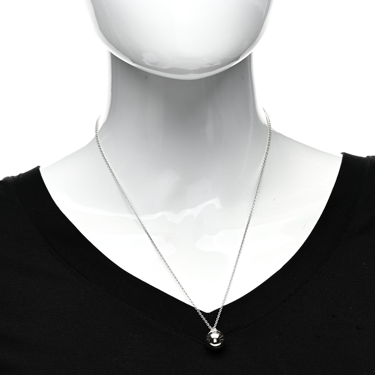 Sterling Silver 12.75mm HardWear Ball Pendant Necklace