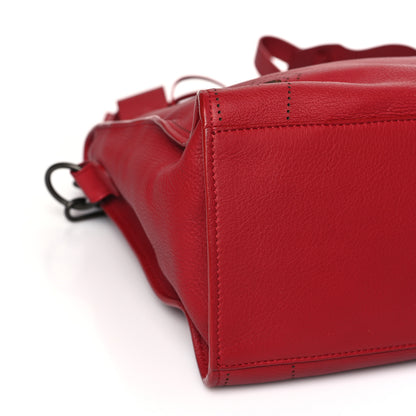 Balenciaga Veau Soyeux Perforated Blackout City Rouge Groseille 8 of 9