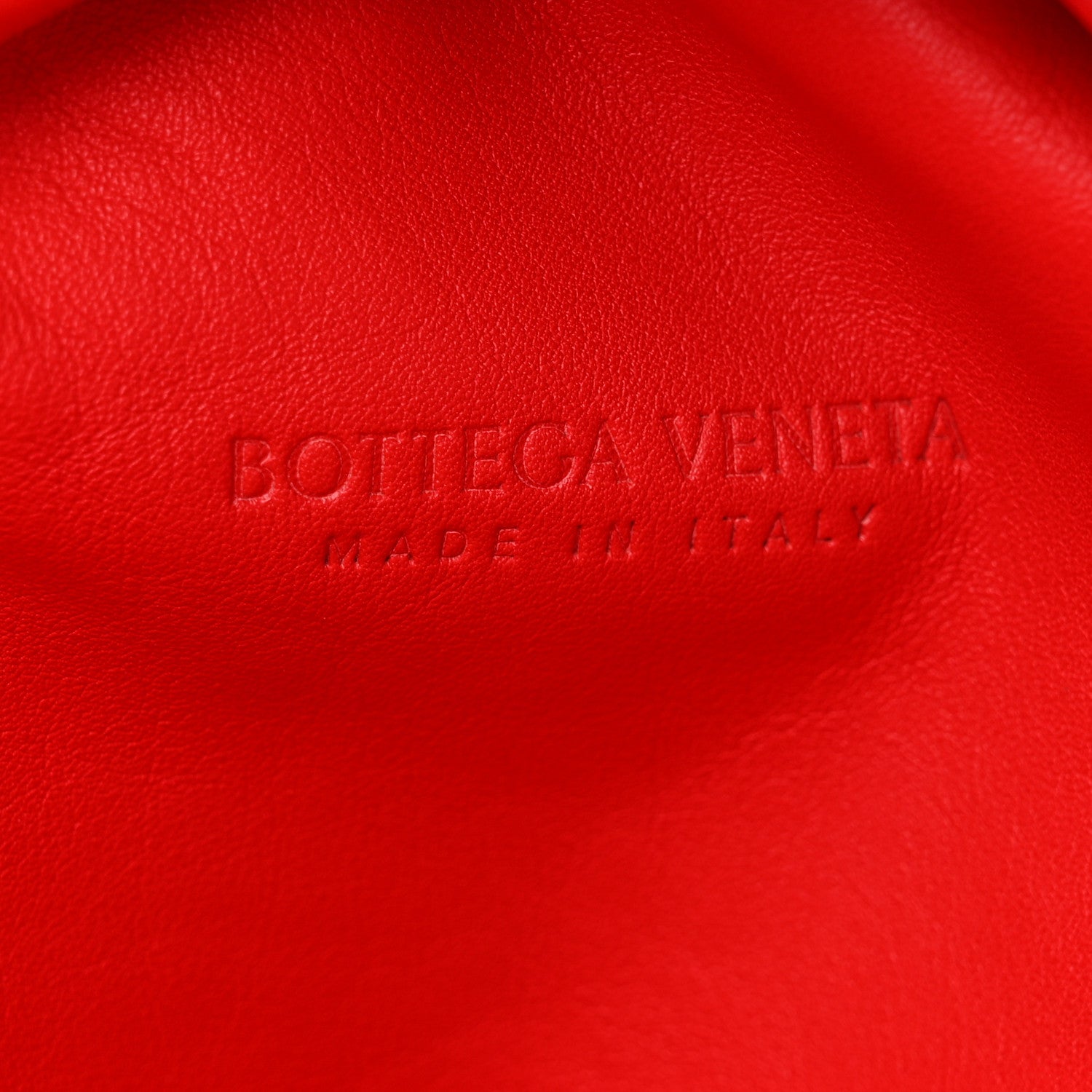 Bottega Veneta Smooth Butter Calf The Pouch Oversized Clutch Bright Red 5 of 8