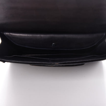 Hermes Shiny Crocodile Faco Clutch Bleu Marine 7 of 16