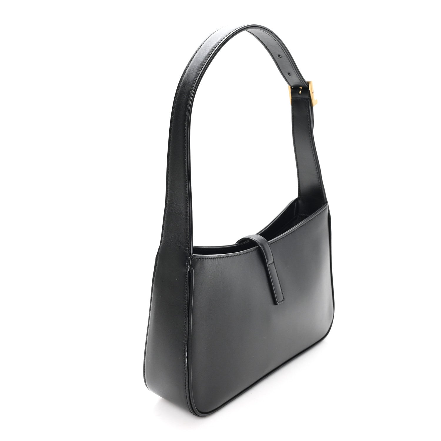 Saint Laurent Smooth Calfskin Le 5 A 7 Hobo Black 3 of 10