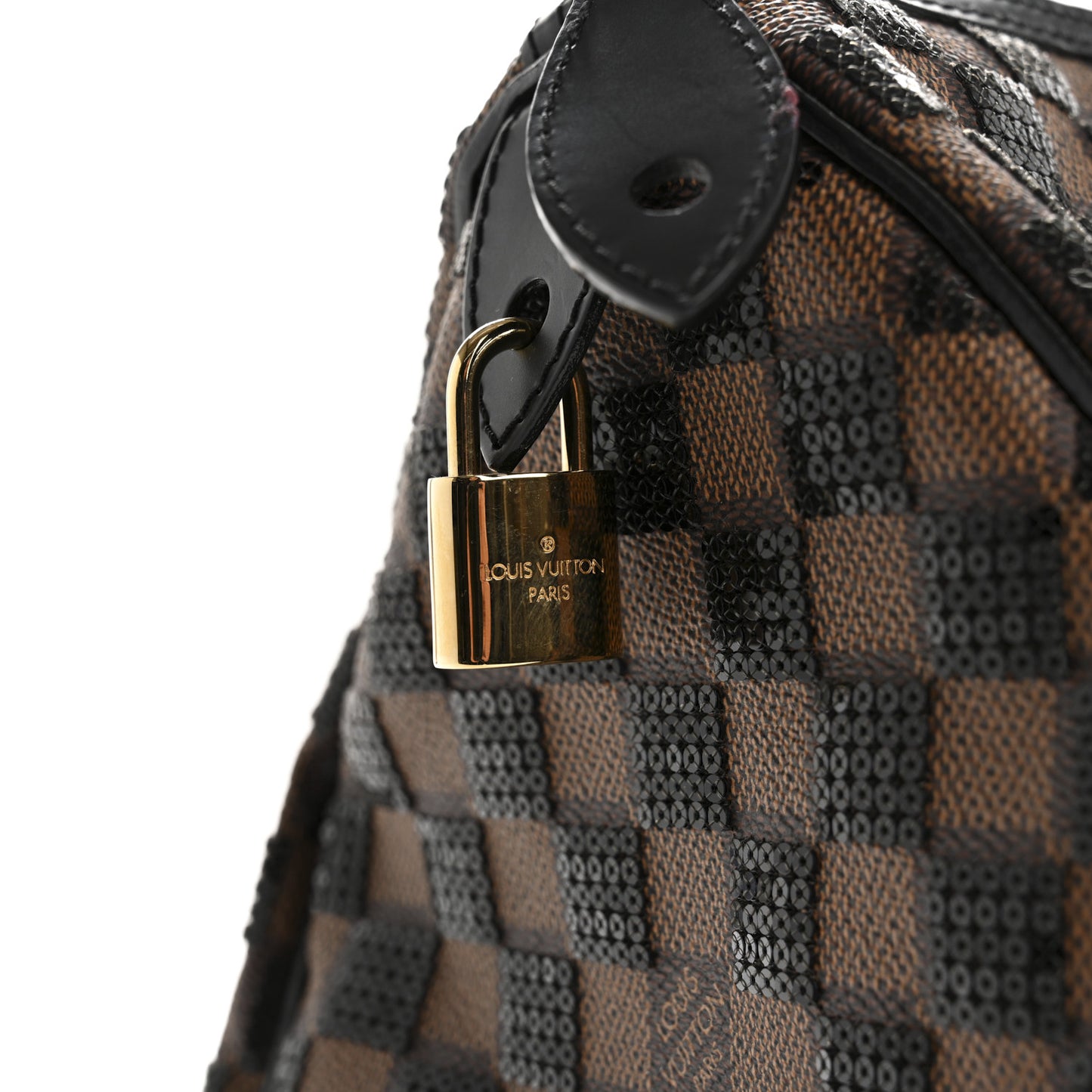 Damier Paillettes Speedy 30 Black
