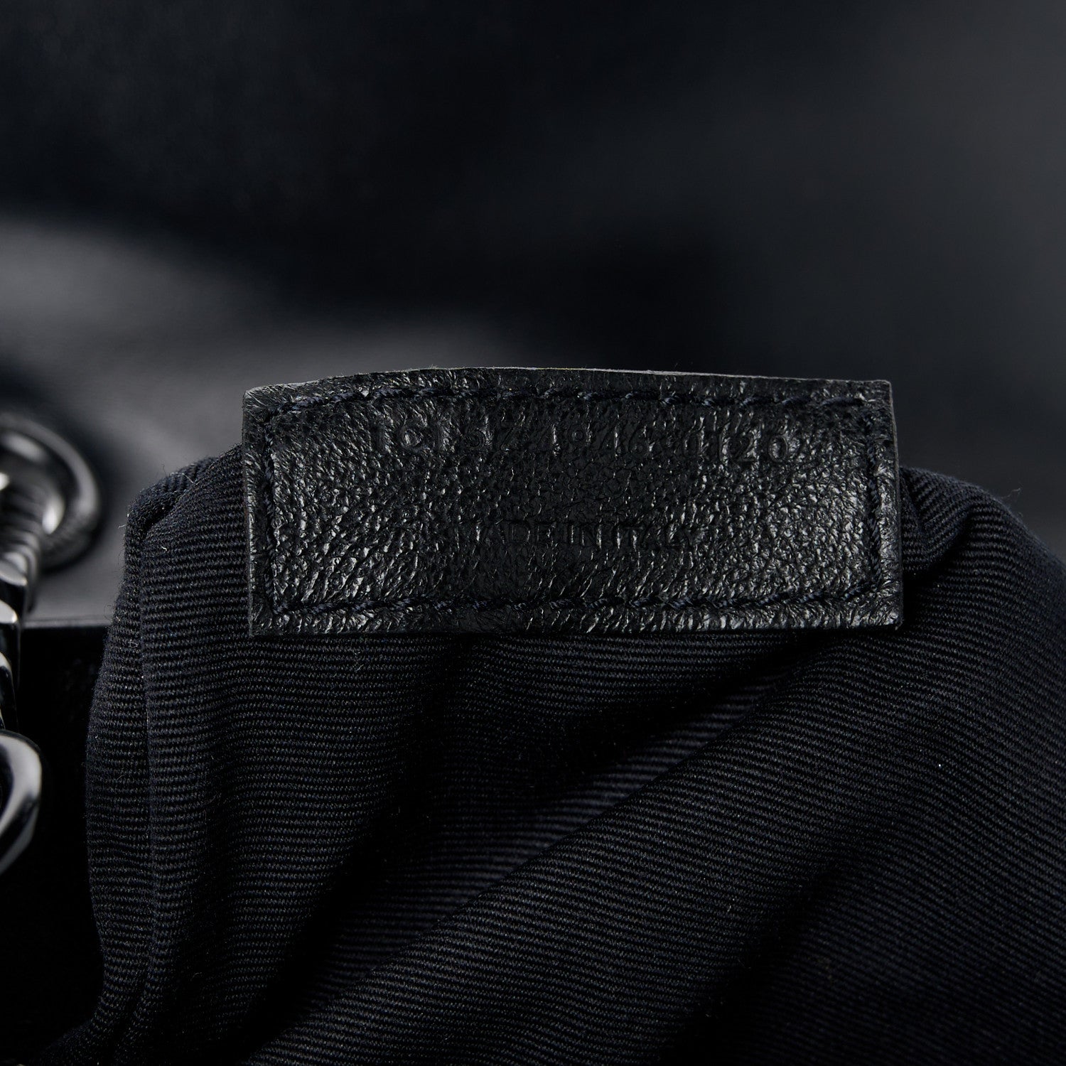 Saint Laurent Calfskin Y Quilted Monogram Monochrome Medium Loulou Chain Satchel Black 8 of 12
