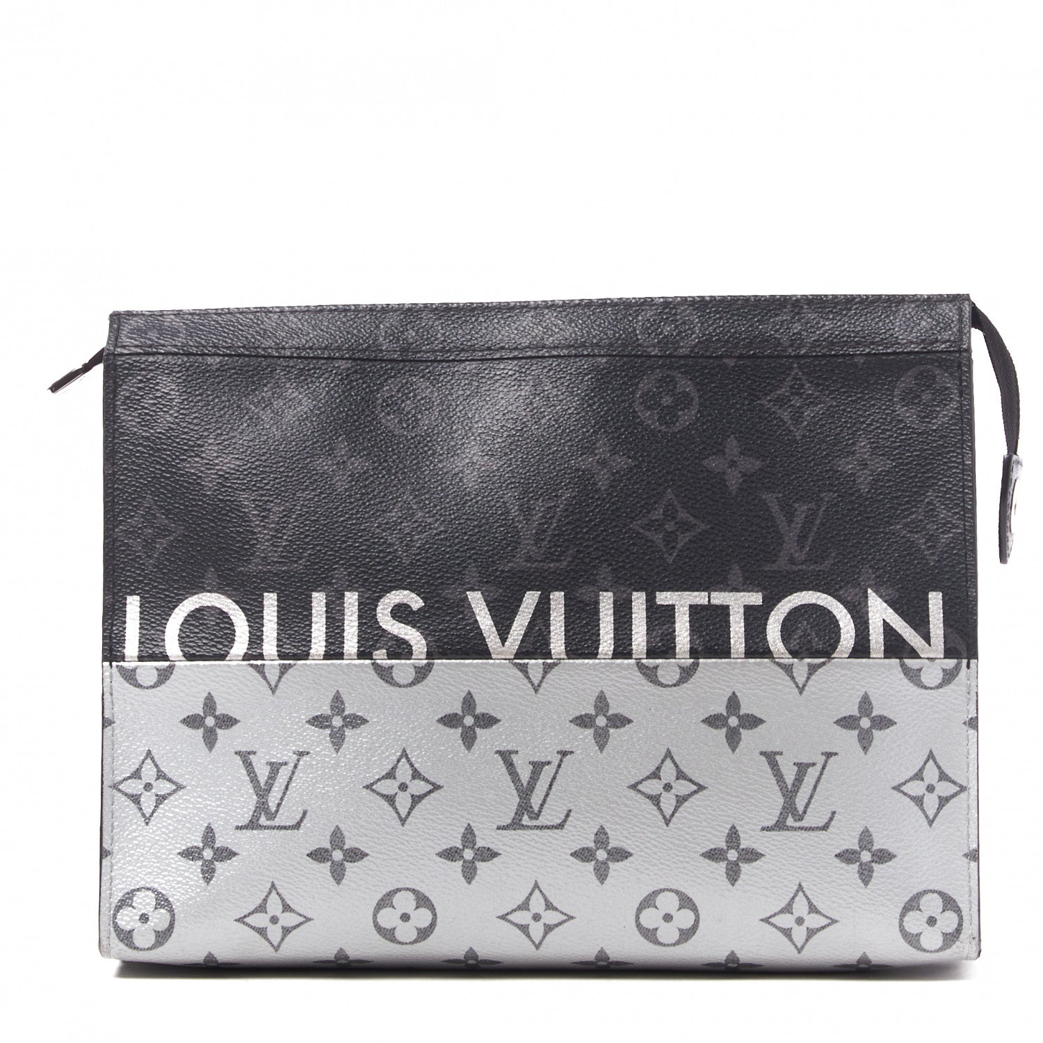 Louis Vuitton Monogram Eclipse Split Pochette Voyage MM 1 of 7