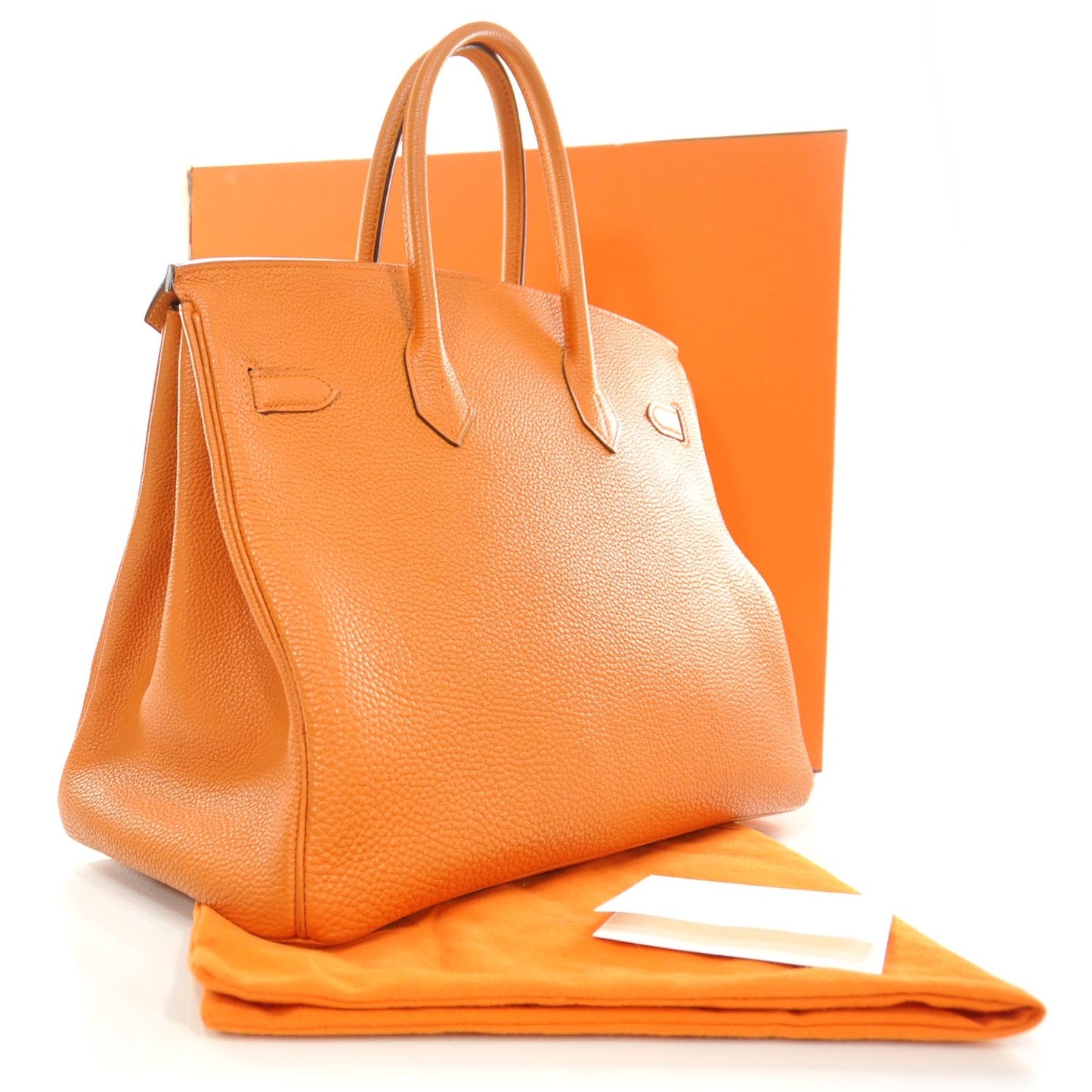 Togo Birkin 35 Orange