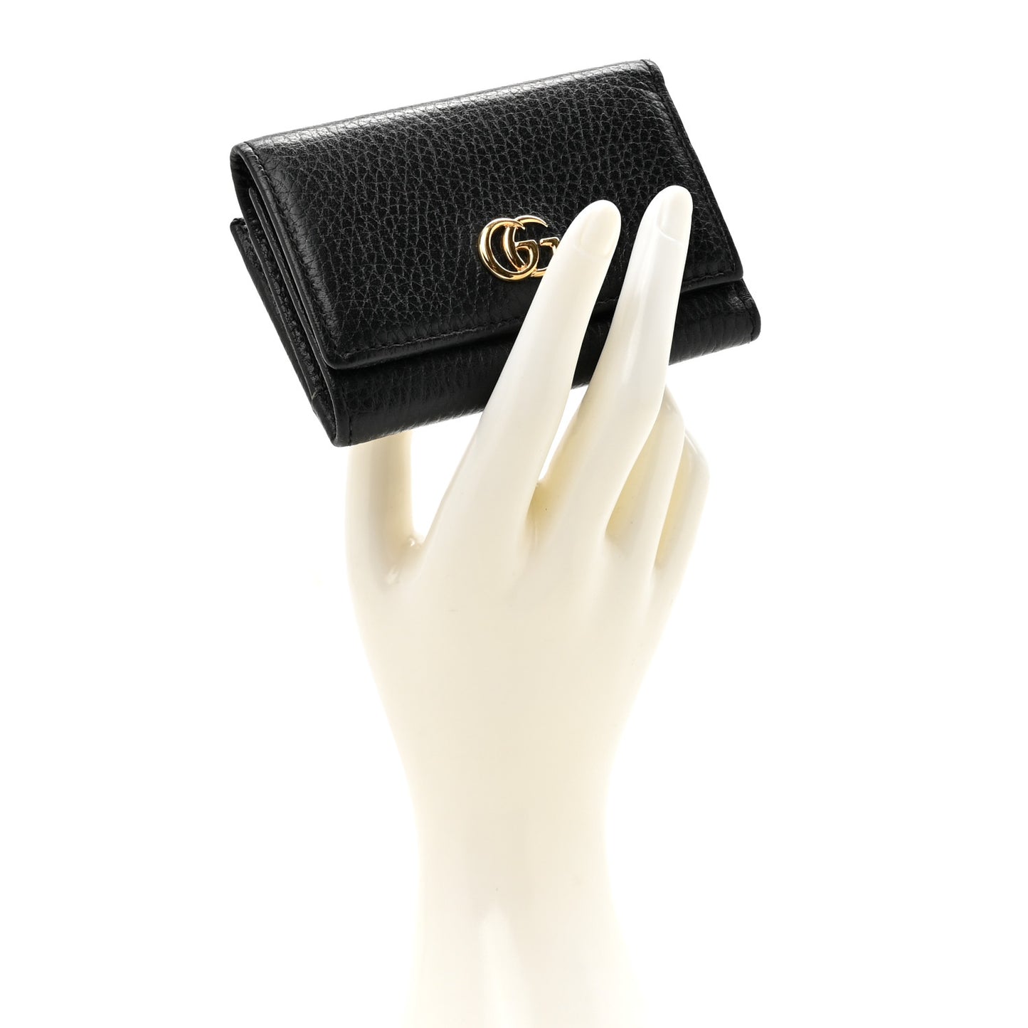 Dollar Calfskin GG Marmont Wallet Black