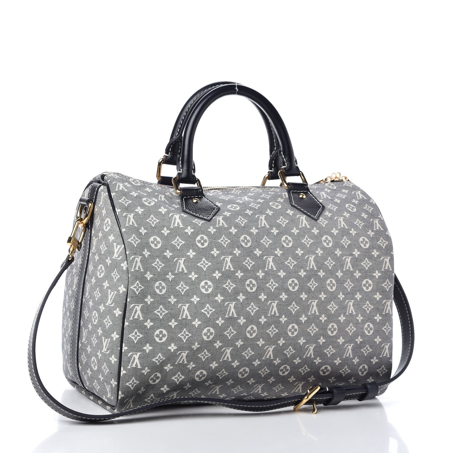Louis Vuitton Monogram Idylle Speedy Bandouliere 30 Encre 3 of 9