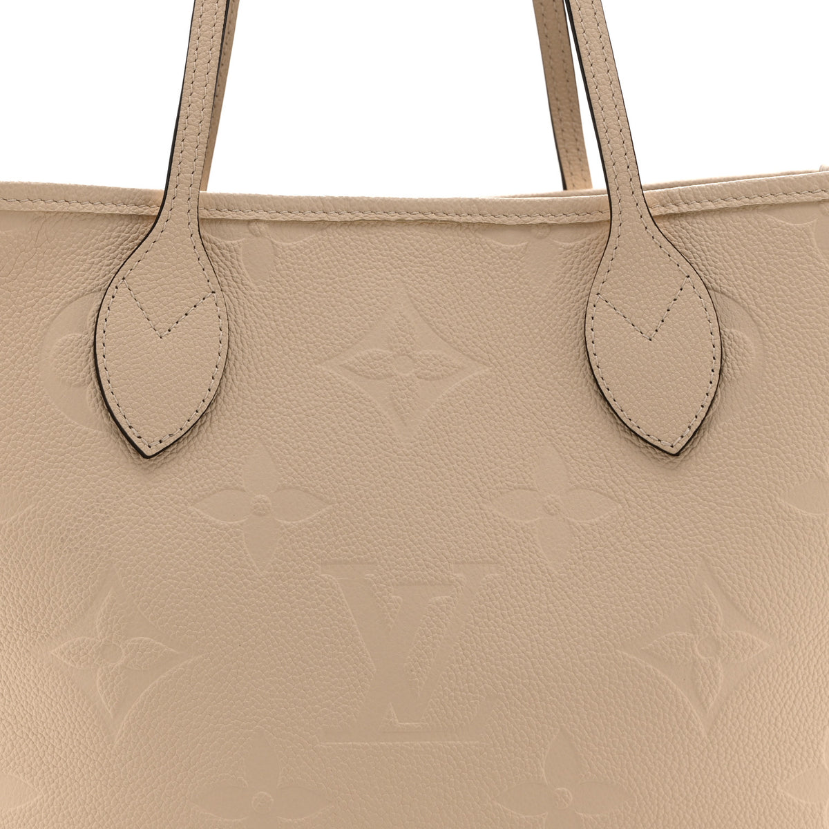 Louis Vuitton Empreinte Monogram Giant Neverfull MM Cream 8 of 10