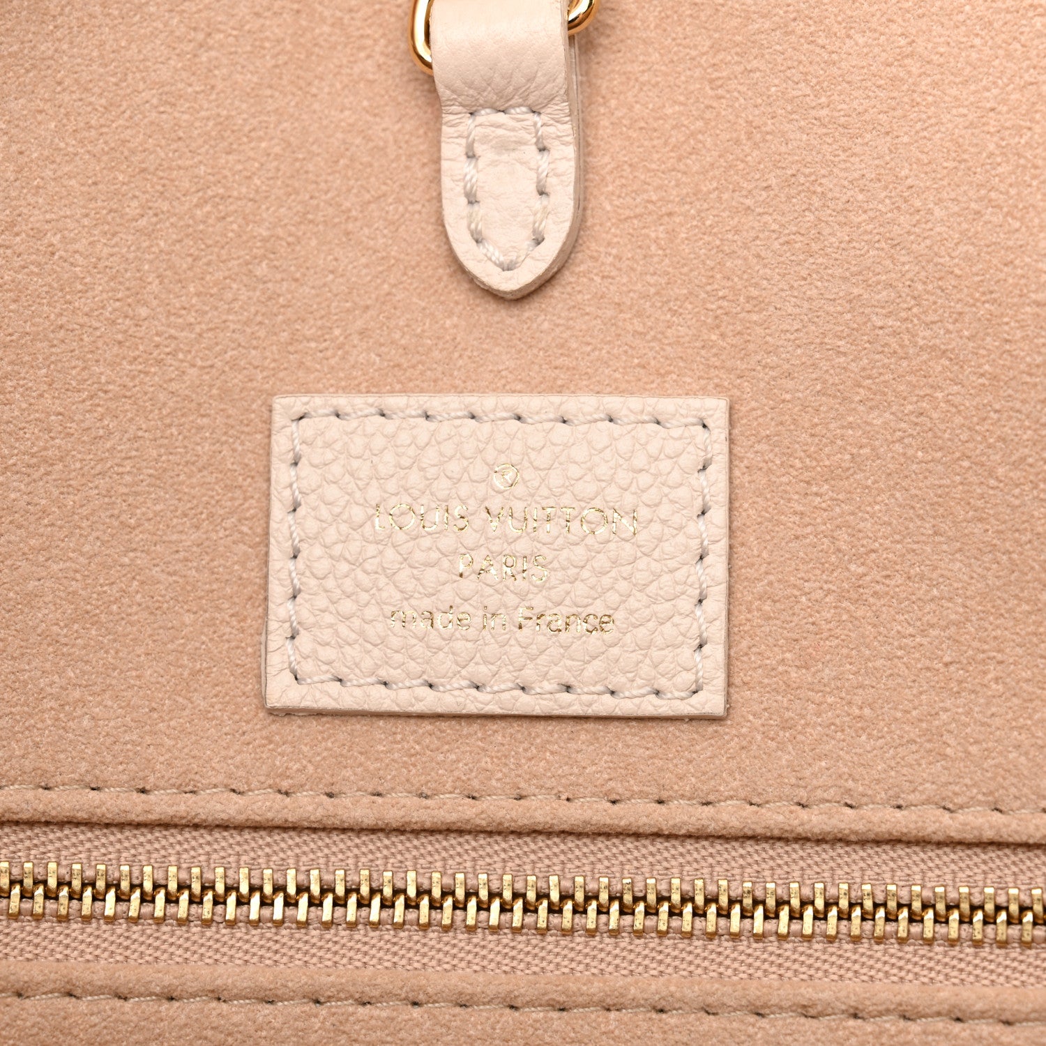 Louis Vuitton Empreinte Monogram Spring In The City Onthego MM Kaki Beige Cream 6 of 10