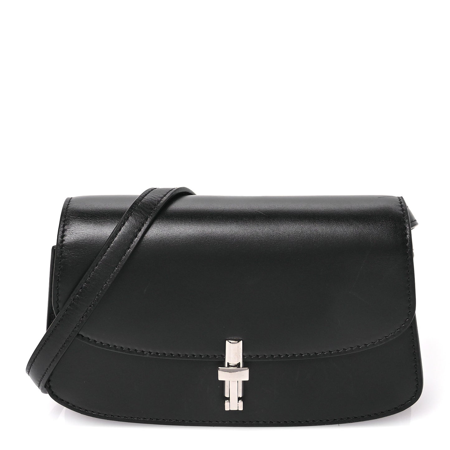 Smooth Calfskin The Sofia E/W Crossbody Black