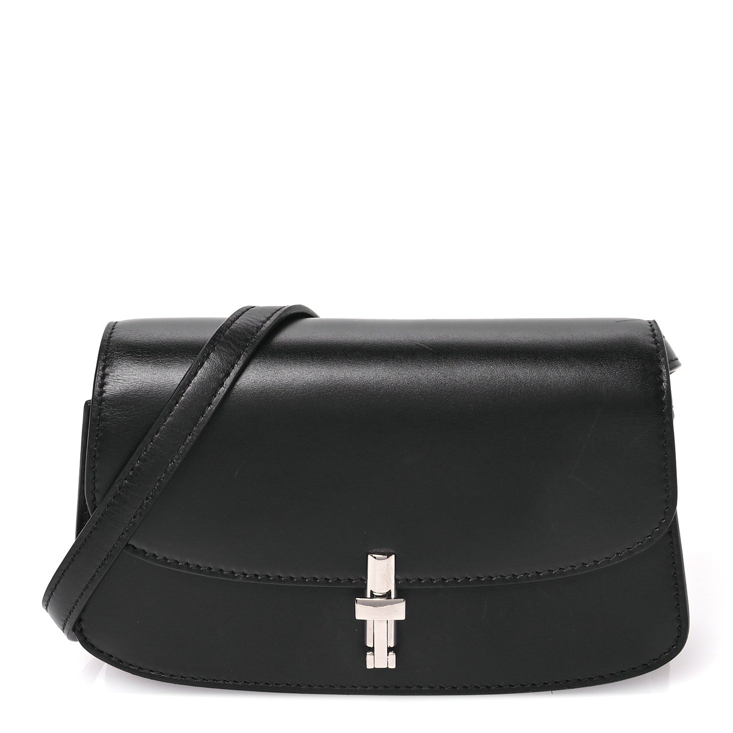 The Row Smooth Calfskin The Sofia E/W Crossbody Black 1 of 10