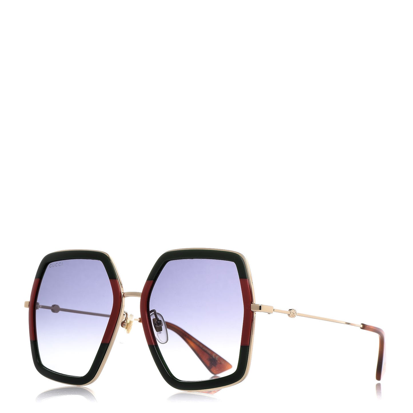 Square Frame Web GG0106S Sunglasses Tortoise