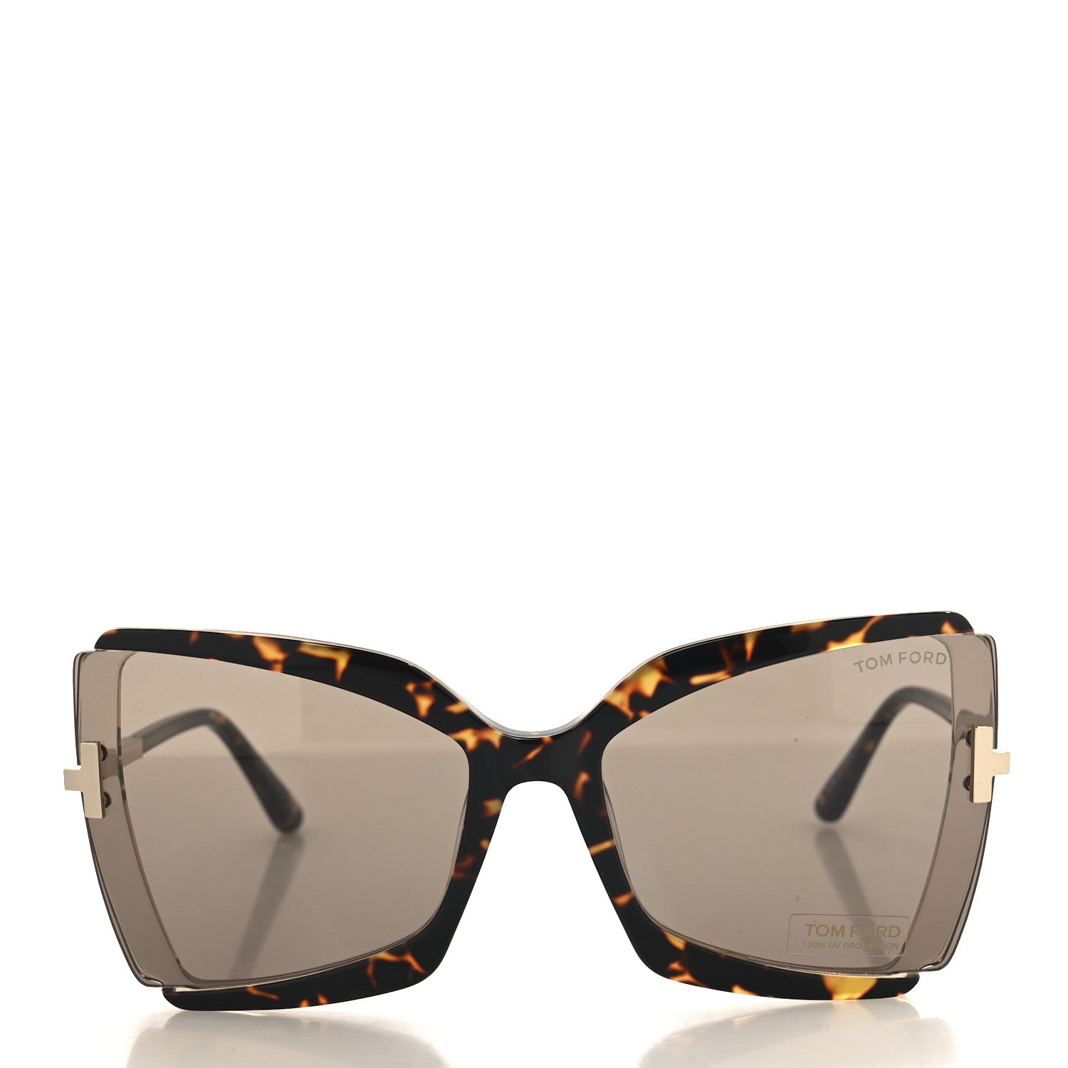 Tom Ford Gia Sunglasses TF766 Havana Roviex 2 of 7
