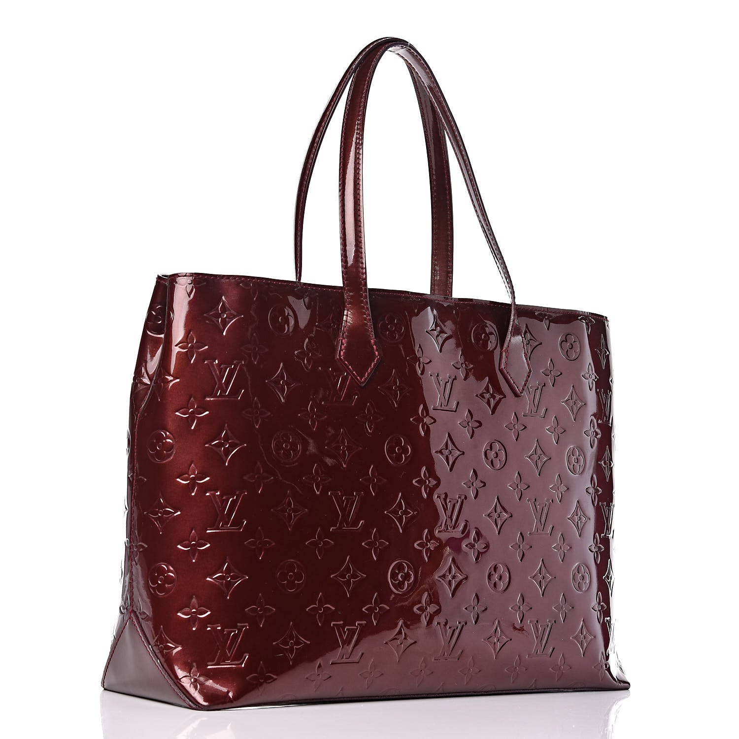 Louis Vuitton Vernis Wilshire MM Rouge Fauviste 3 of 17