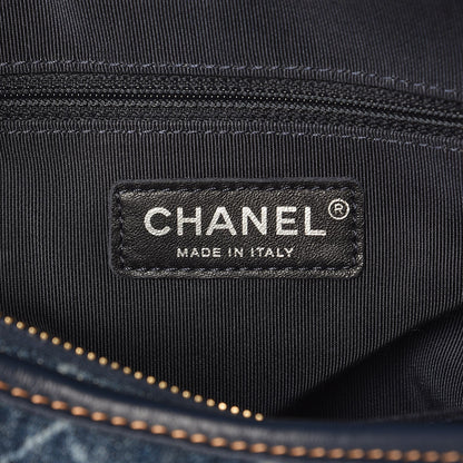 Chanel Denim Calfskin Medium Gabrielle Hobo Blue 8 of 10