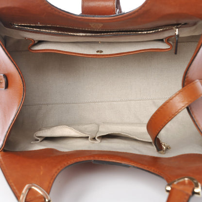 Gucci Calfskin Medium Stirrup Top Handle Bag 5 of 23