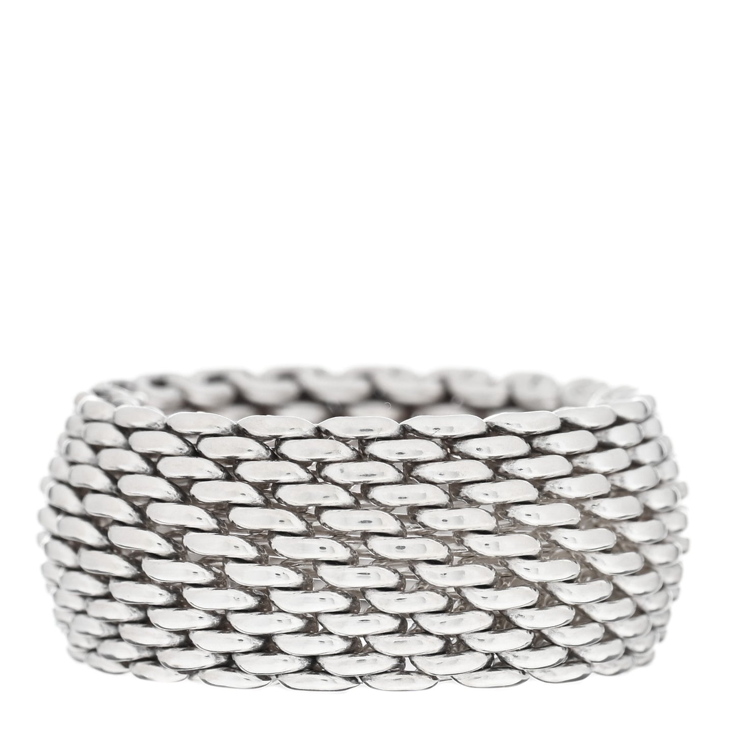 Sterling Silver Somerset Mesh Ring 51 5.75