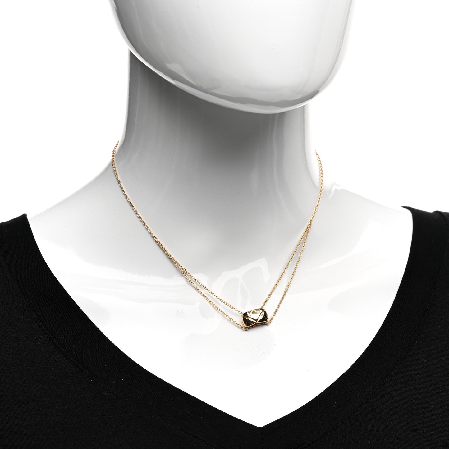 18K Yellow Gold Coco Crush Pendant Necklace