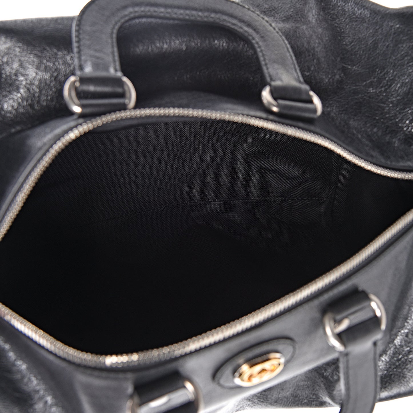 Fluffy Calfskin Morpheus Convertible Backpack Black