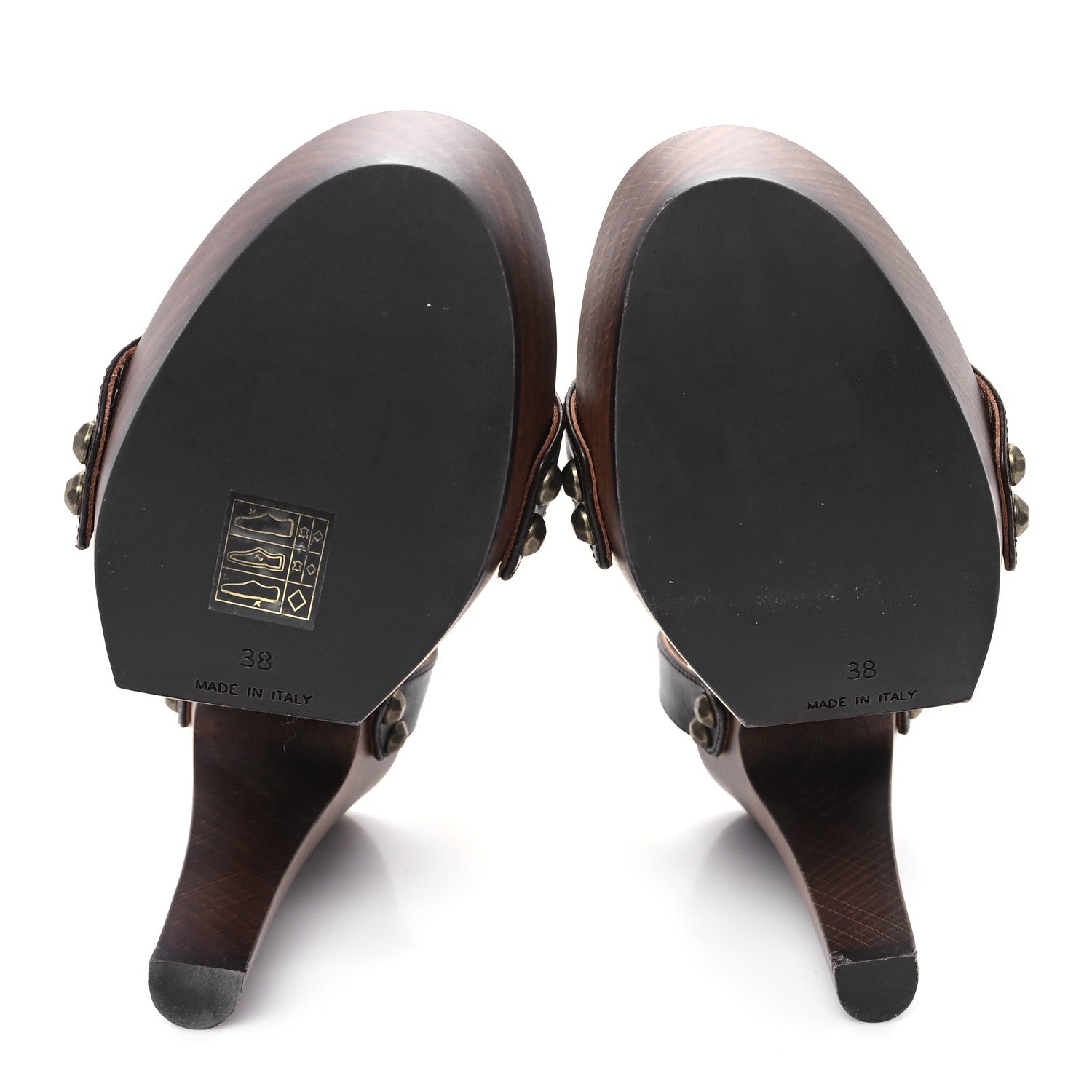 Saint Laurent Calfskin Joan 100 Sandals 38 Brown 6 of 9