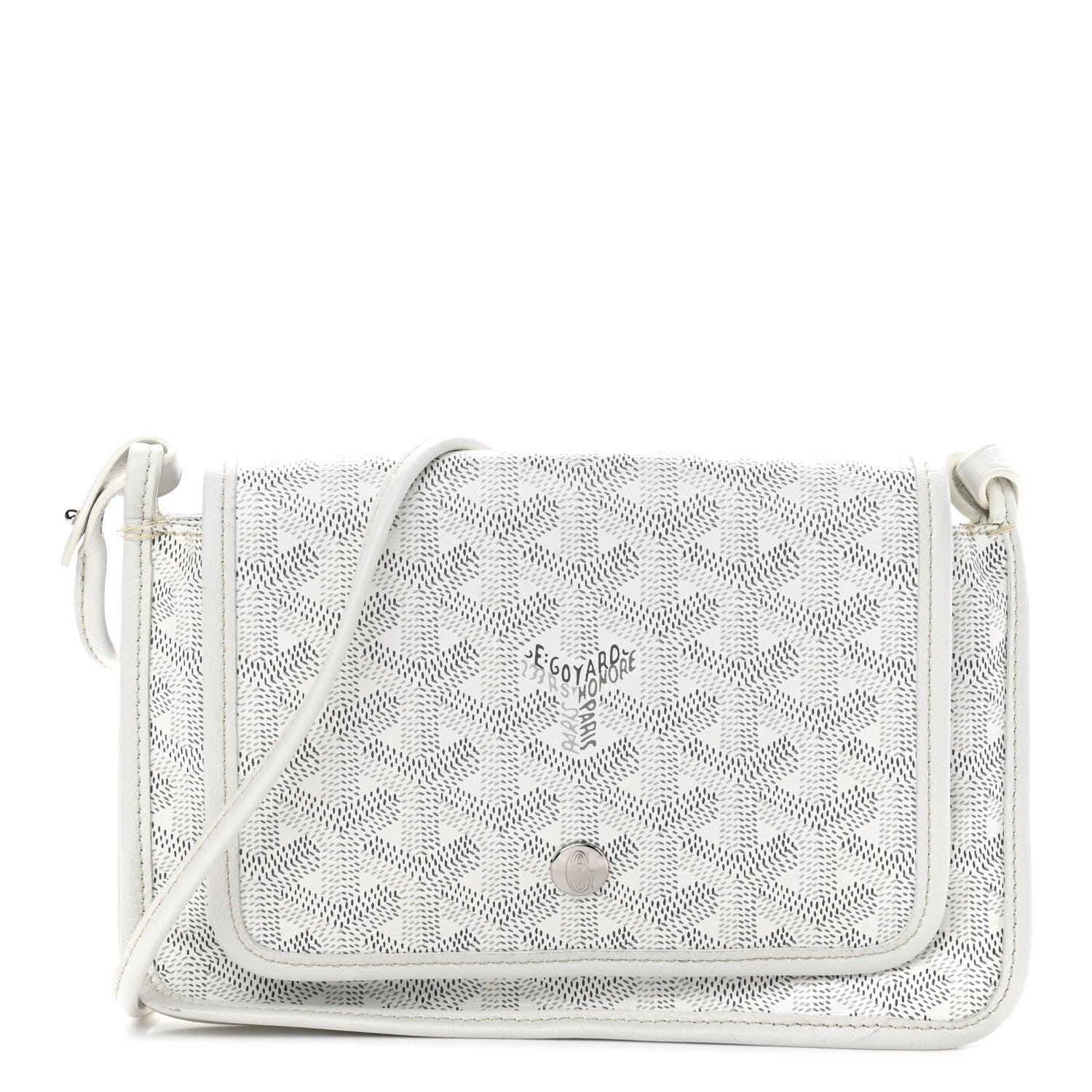 Goyard Goyardine Plumet Wallet Clutch White 1 of 12