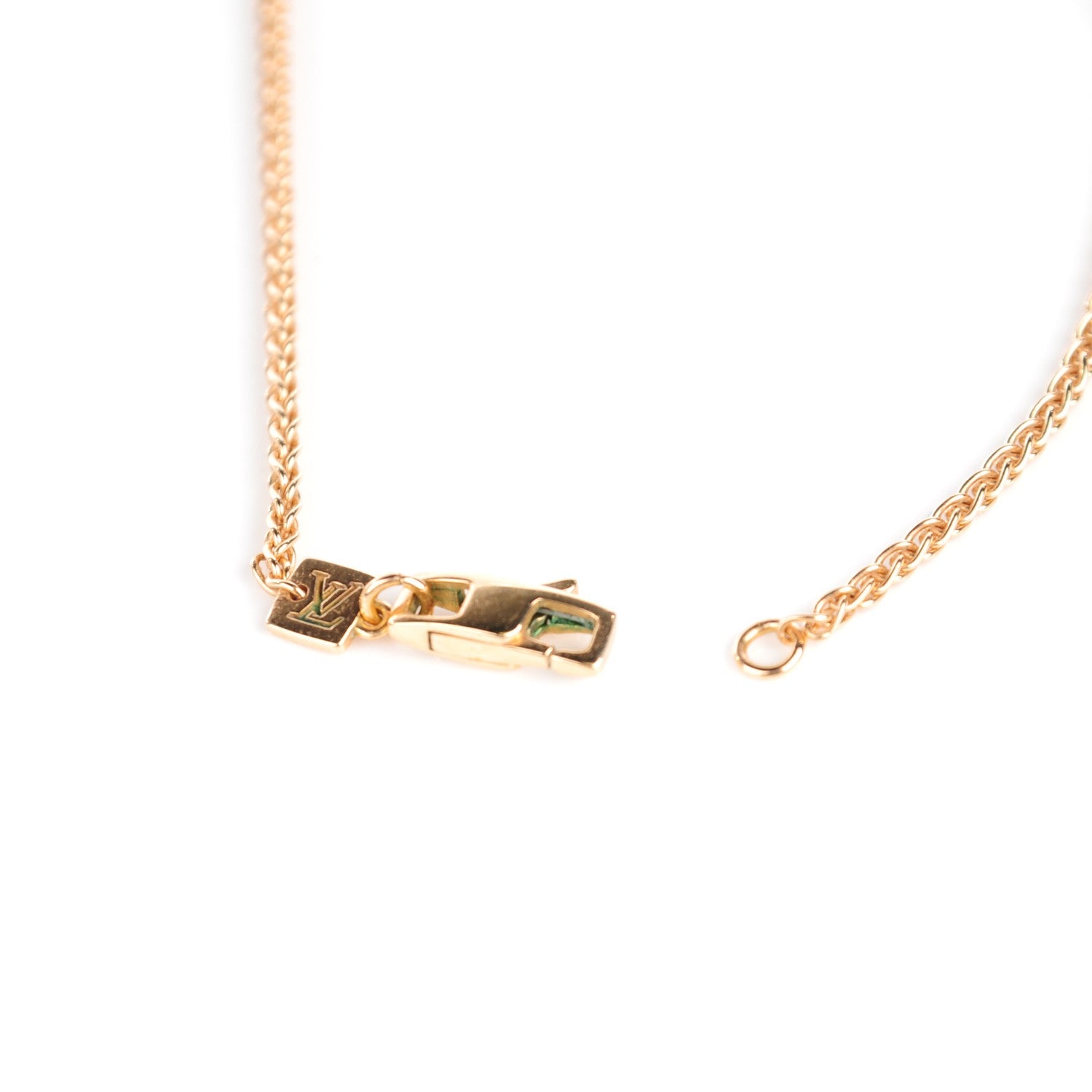 Louis Vuitton 18K Pink Gold Amethyst Emprise Pendant Necklace 5 of 6