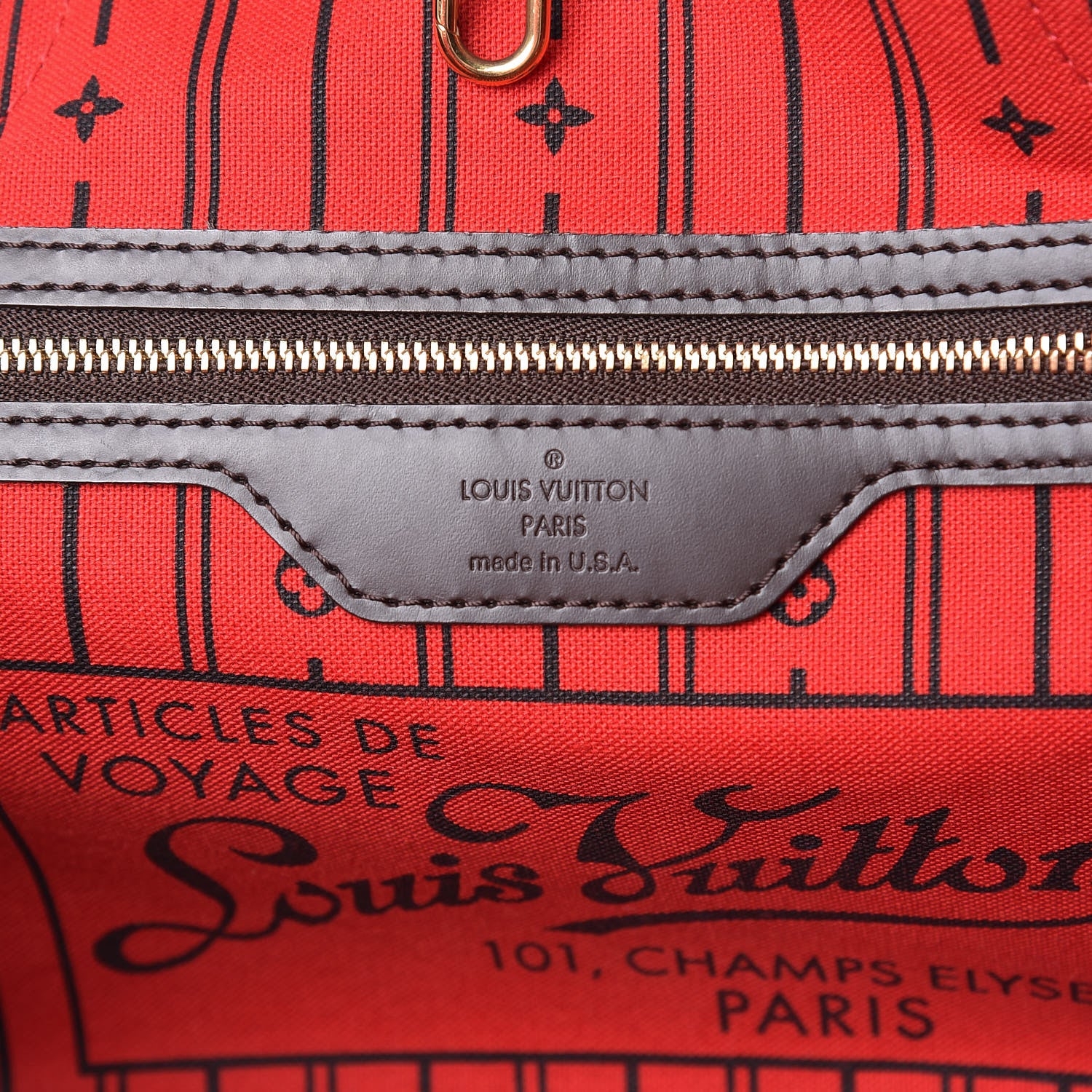 Louis Vuitton Damier Ebene Neverfull PM 6 of 11