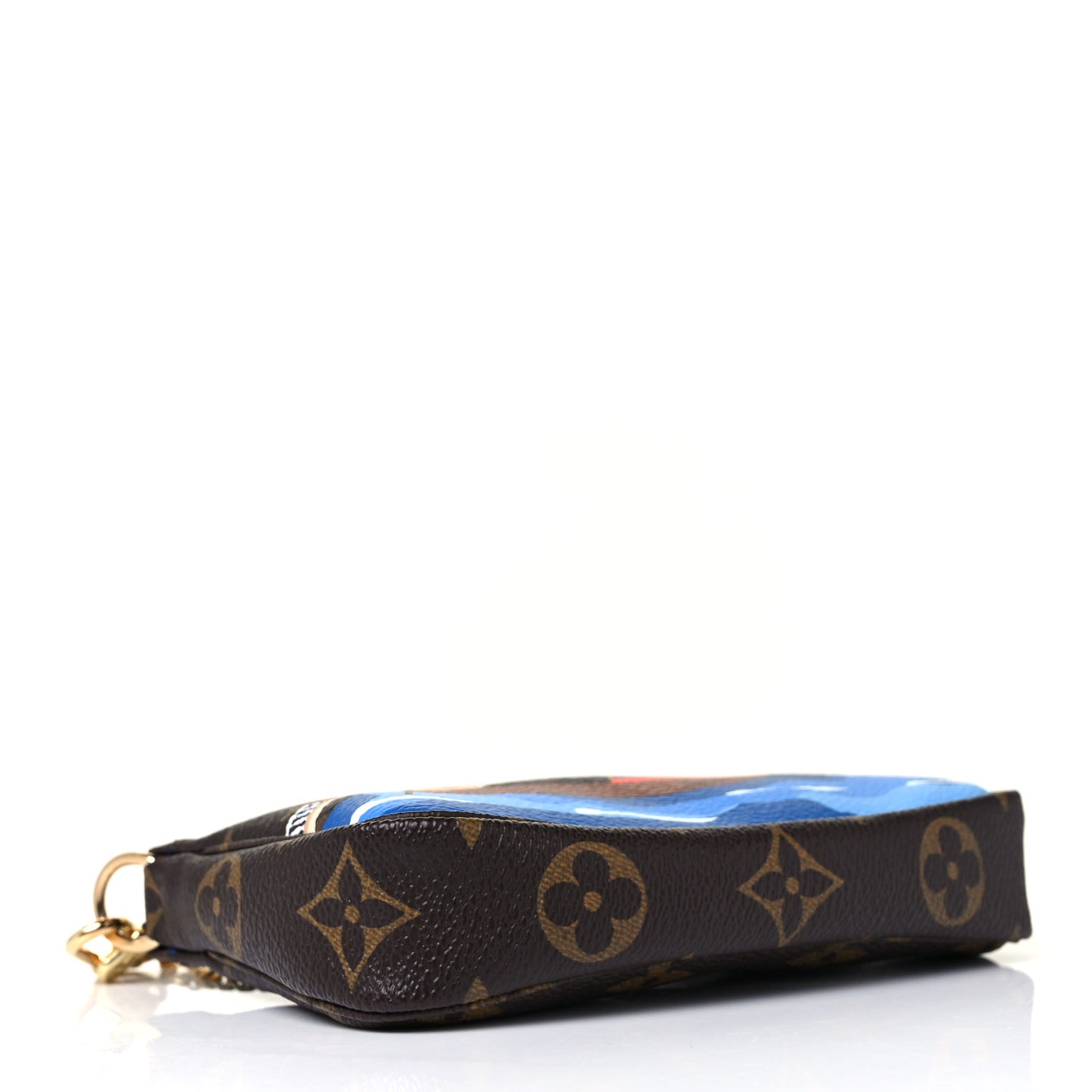 Monogram 2019 Christmas Animation Mini Venice Pochette Accessories Blue