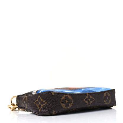 Louis Vuitton Monogram 2019 Christmas Animation Mini Venice Pochette Accessories Blue 4 of 9