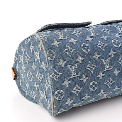 Louis Vuitton Monogram Denim Neo Speedy Blue 8 of 12