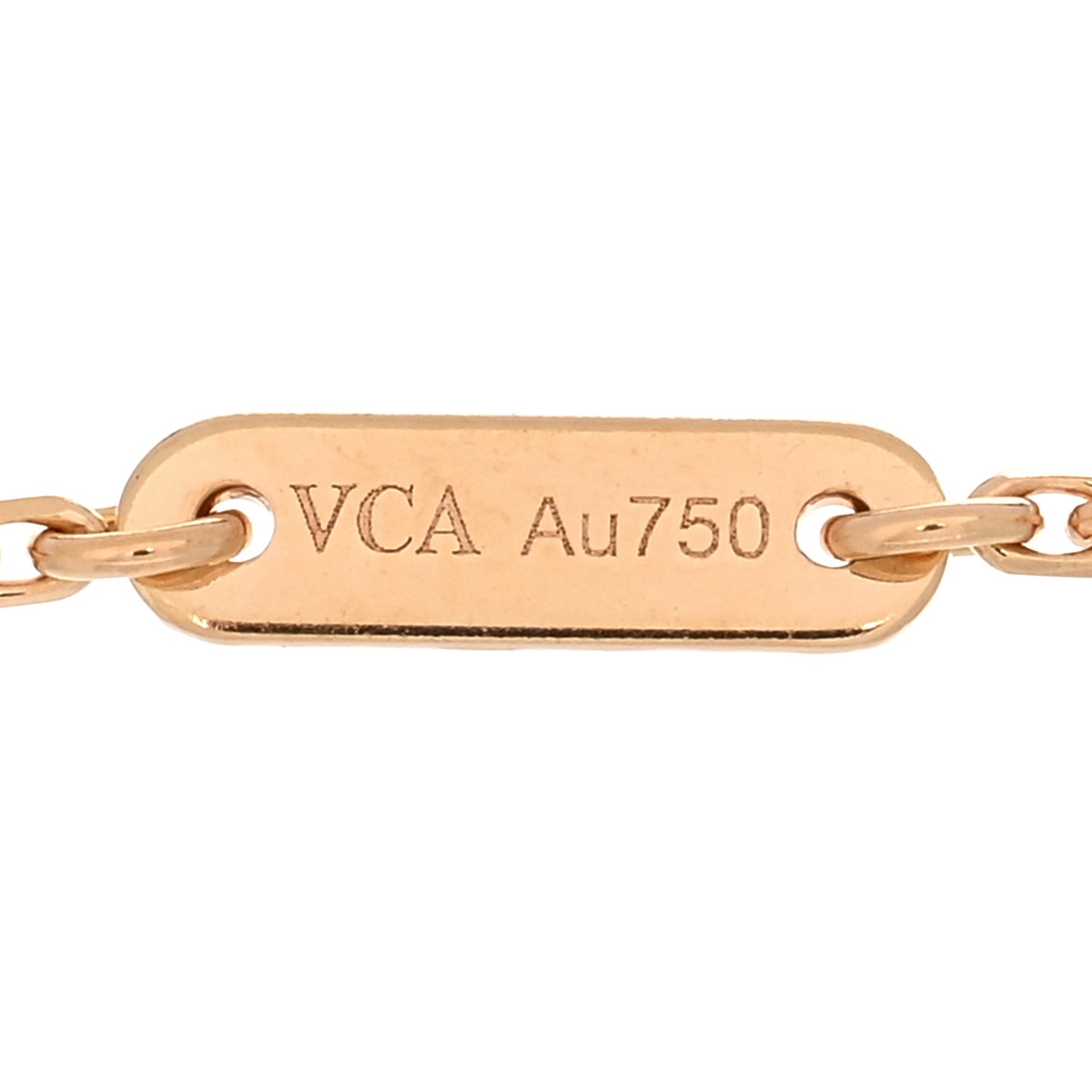 18K Rose Gold Carnelian Sweet Alhambra Heart Bracelet