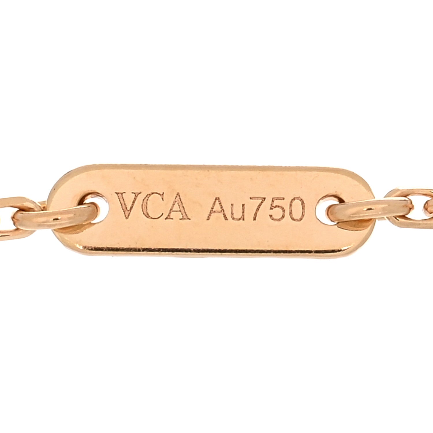 Van Cleef & Arpels 18K Rose Gold Carnelian Sweet Alhambra Heart Bracelet 3 of 5