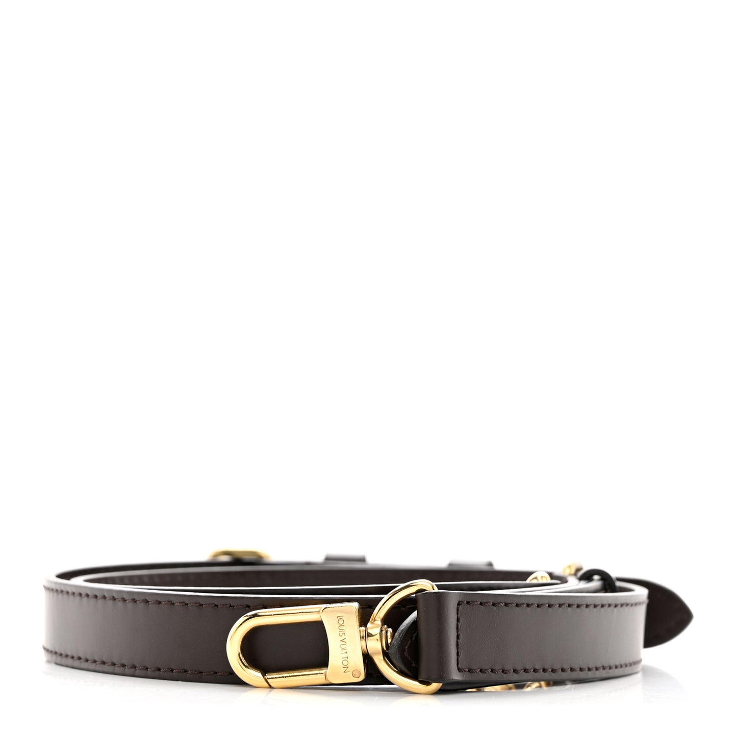 Calfskin Adjustable Speedy Bandouliere Shoulder Strap Brown