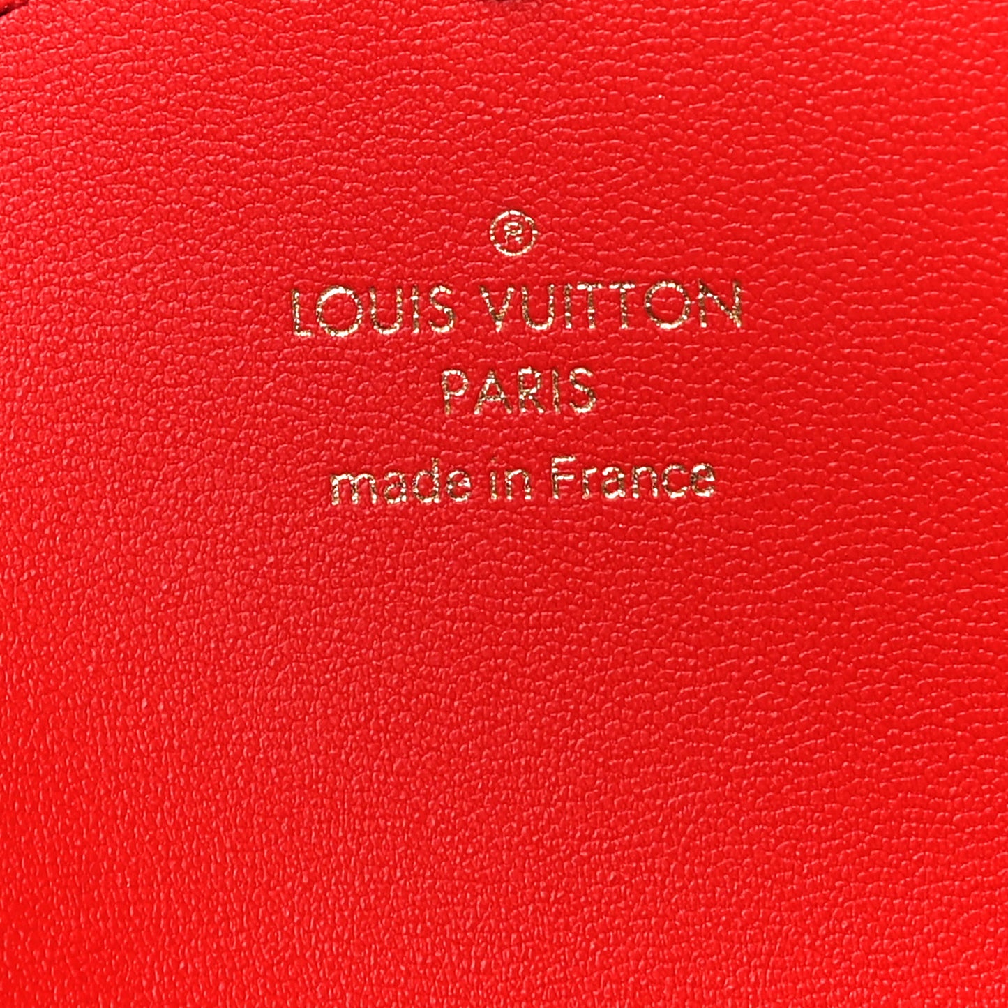 Monogram Medium Kirigami Pochette Insert Coquelicot