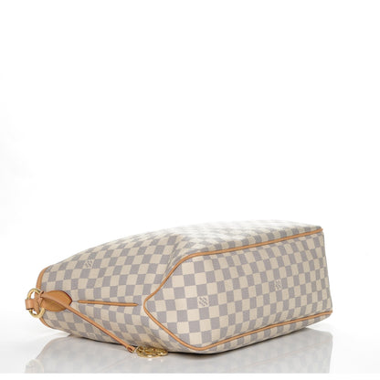 Louis Vuitton Damier Azur Delightful MM Rose Ballerine 4 of 7