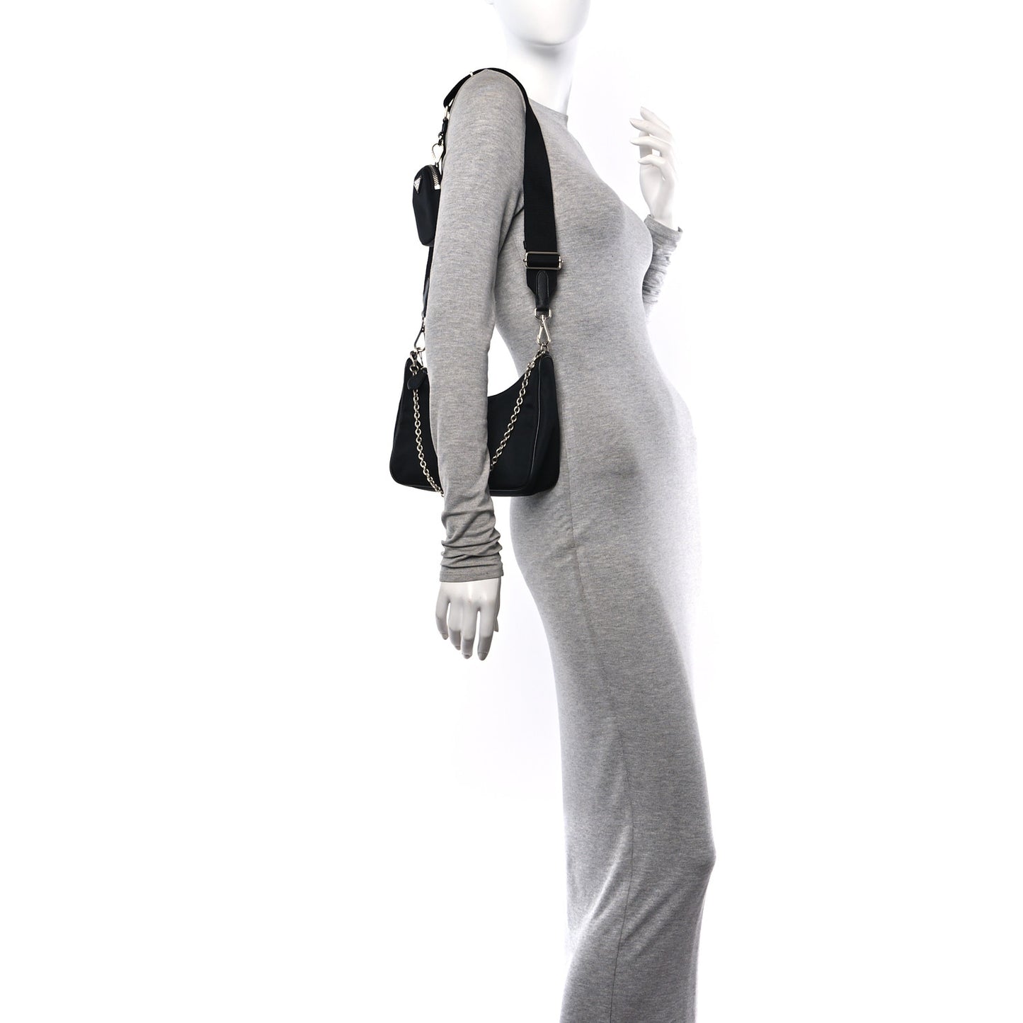 Nylon Re-Edition 2005 Shoulder Bag Black