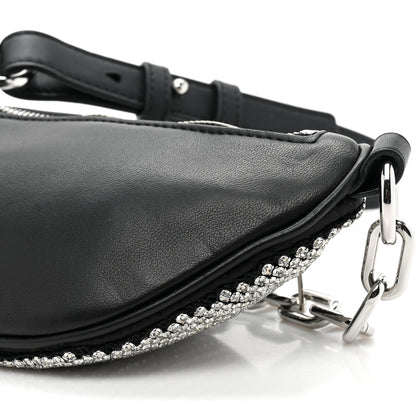 Alexander Wang Rhinestone Mesh Mini Attica Belt Bag Black 7 of 8