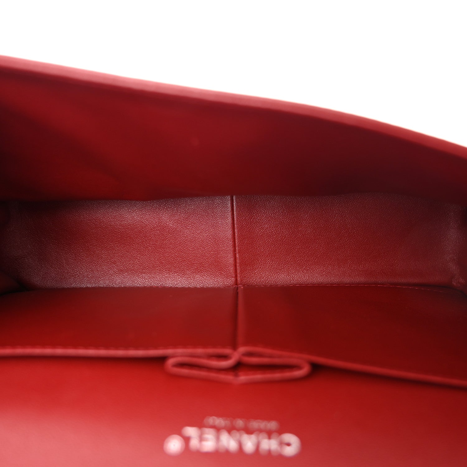 Chanel Caviar Quilted Jumbo Double Flap Dark Red 5 of 10