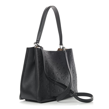 MCM Calfskin Ottomar Medium Hobo Black 2 of 7