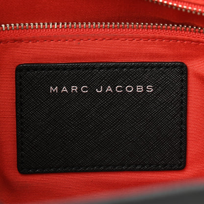 Marc Jacobs Calfskin Embossed Logo East West Shopper Tote Black 6 of 9