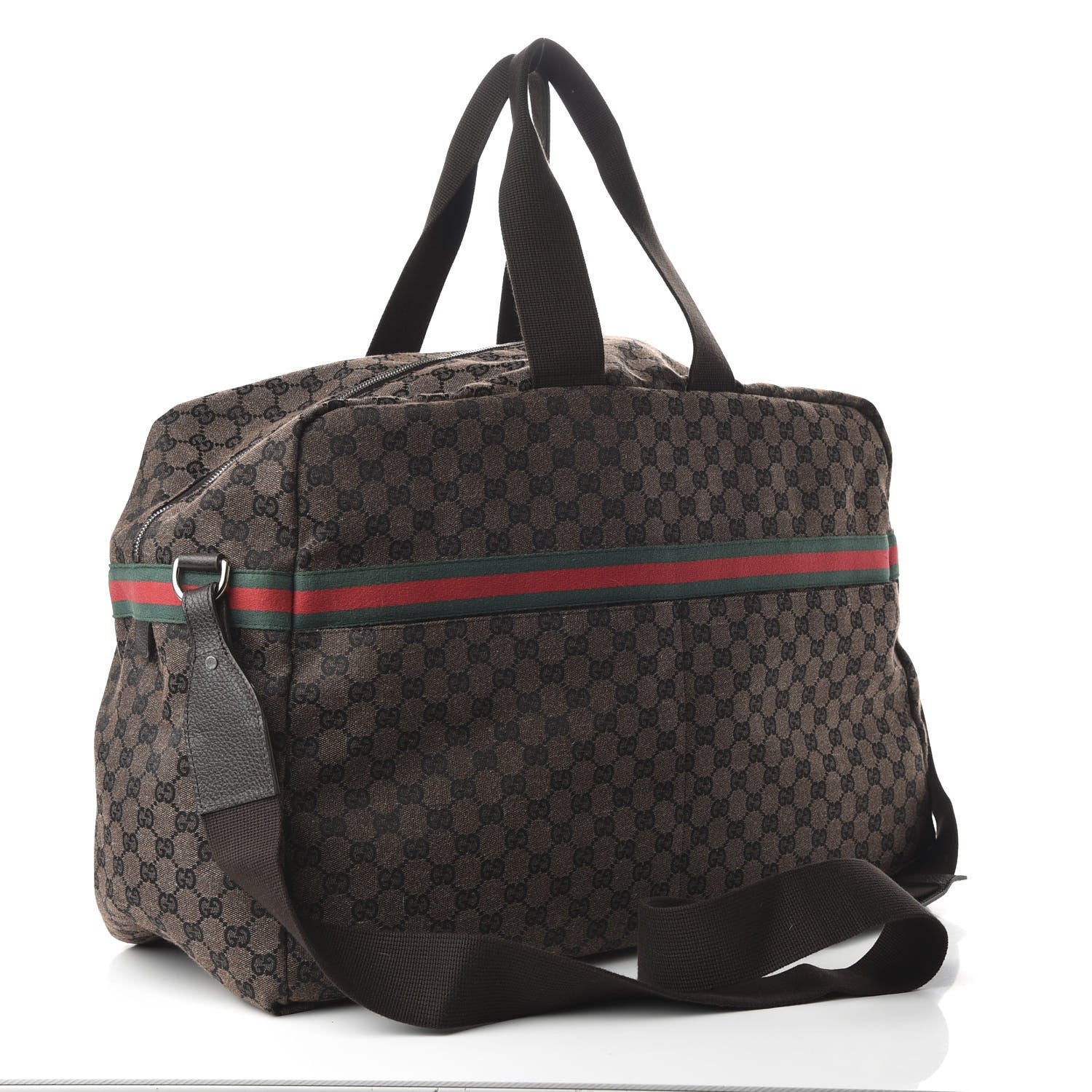 Gucci Monogram Web Large Carry On Duffle Bag 2 of 9