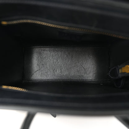 Celine Smooth Drummed Calfskin Tri-Color Nano Luggage Amber 5 of 11