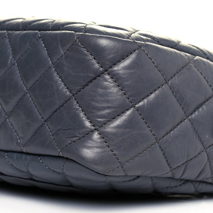 Chanel Aged Calfskin Quilted Medium Reissue Camera Case Grey 9 of 12