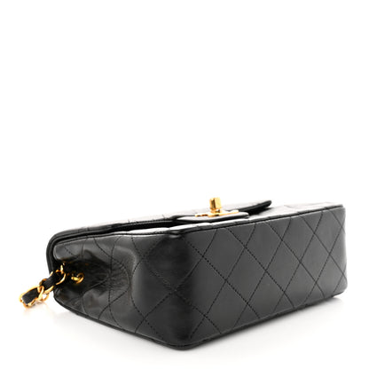 Chanel Lambskin Quilted Mini Square Flap Bag Black 4 of 12