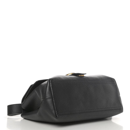 Gucci Calfskin Large GG Marmont Shoulder Bag Black 3 of 4