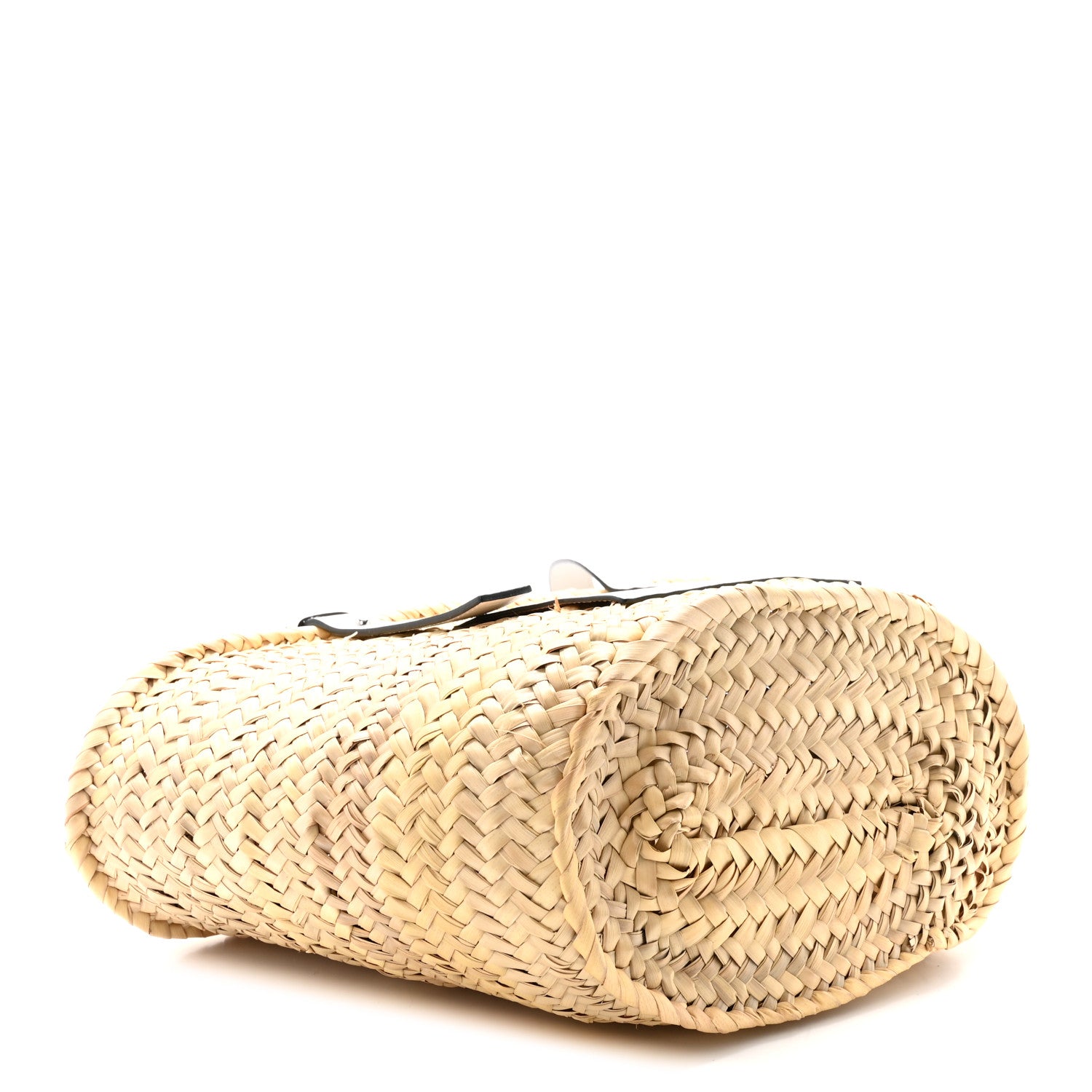 Loewe Raffia Basket Tote Bag Natural White 4 of 8