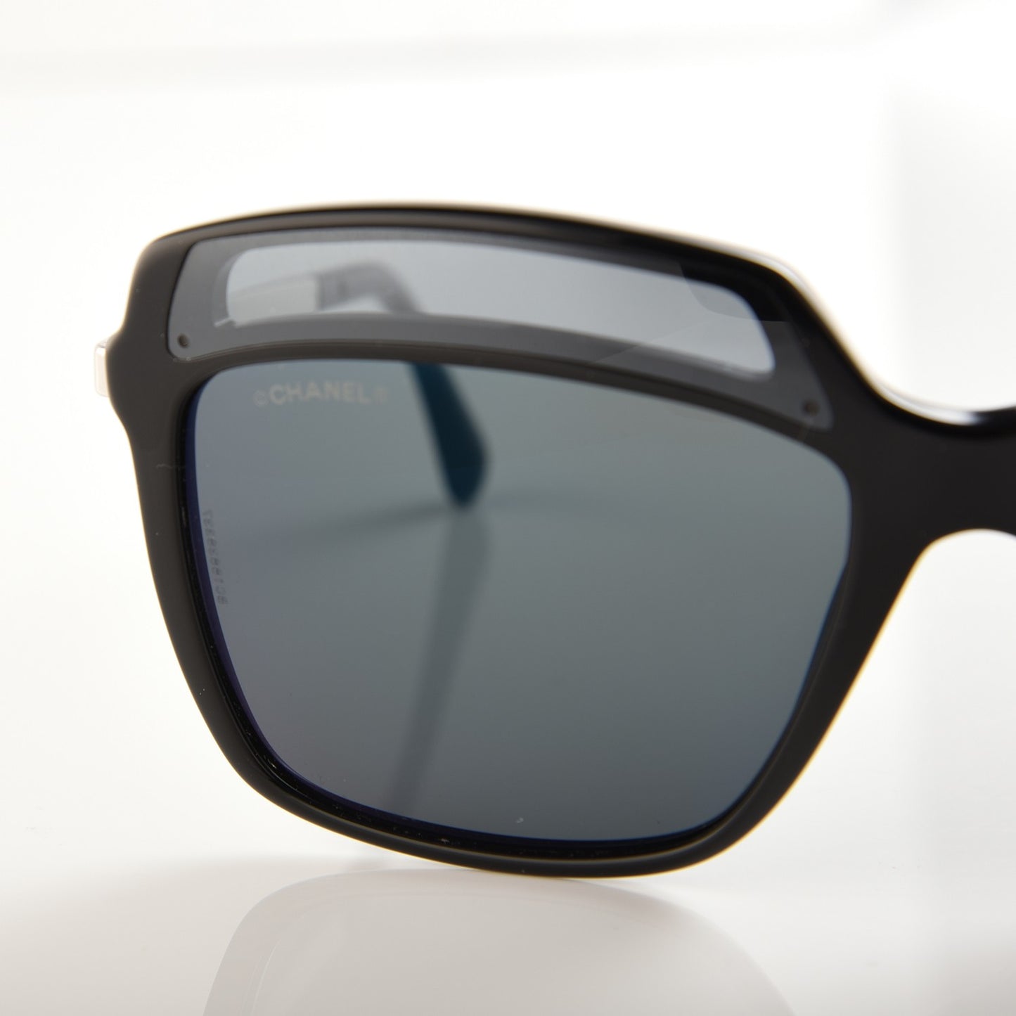 Square Fall Sunglasses 5378 Black Blue