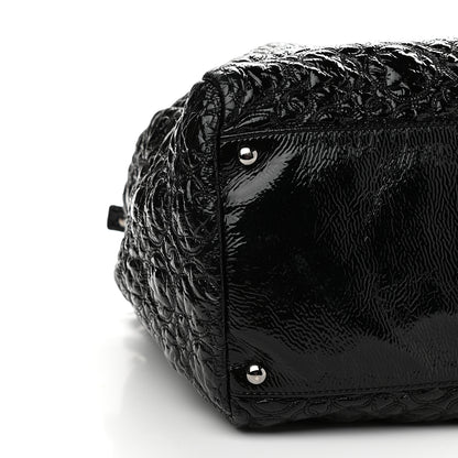 Chanel Vinyl Rock in Moscow Tote Black 7 of 9