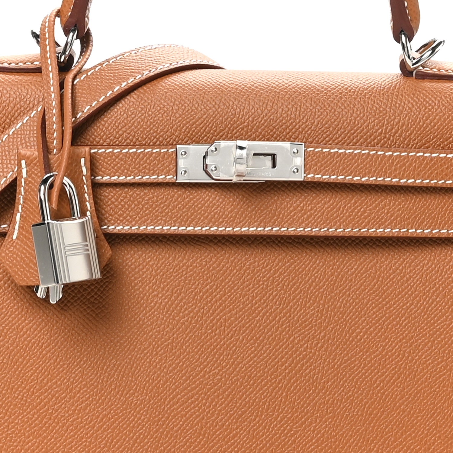 Hermes Epsom Kelly Sellier 25 Gold 8 of 11