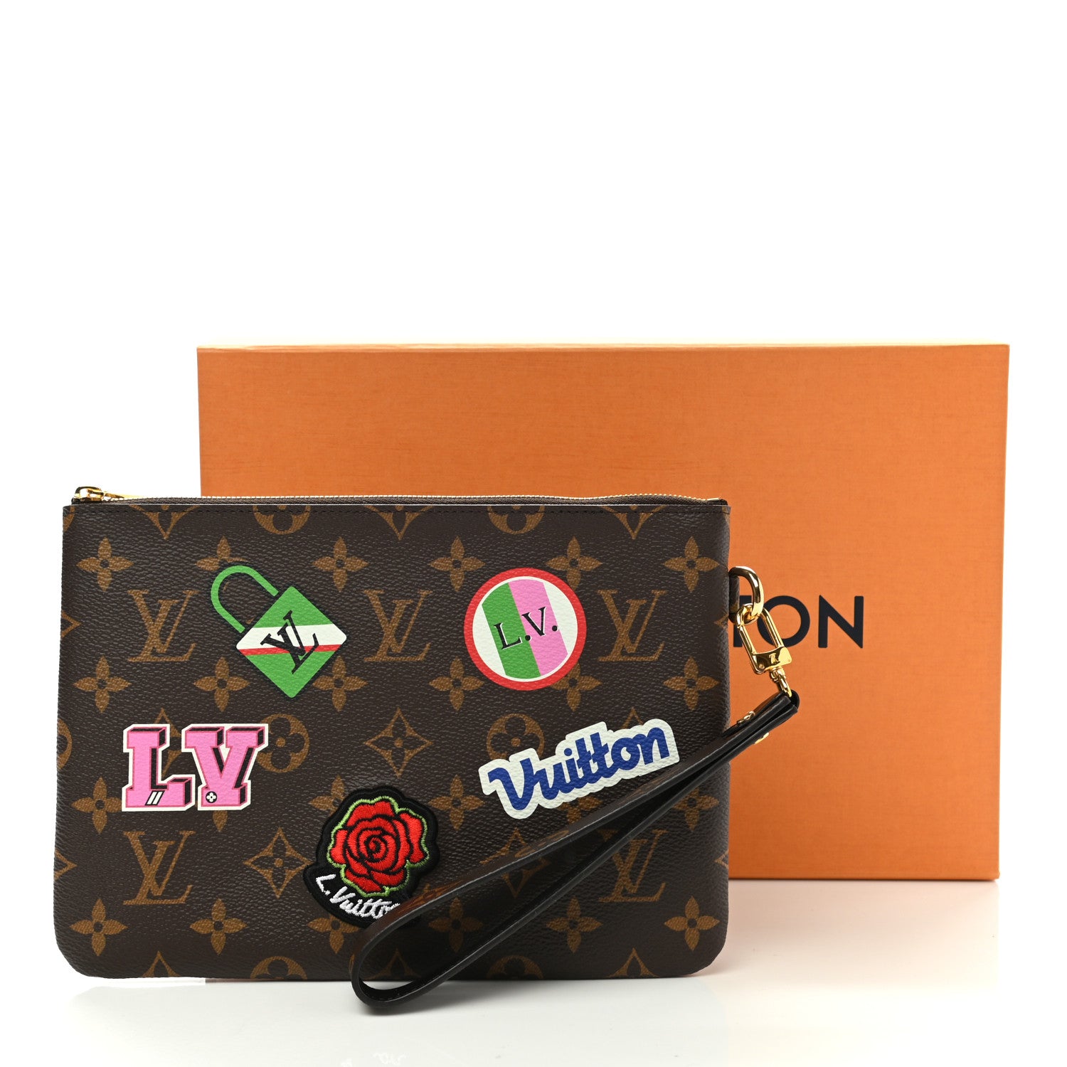 Louis Vuitton Monogram Travel Stickers City Pouch 7 of 7